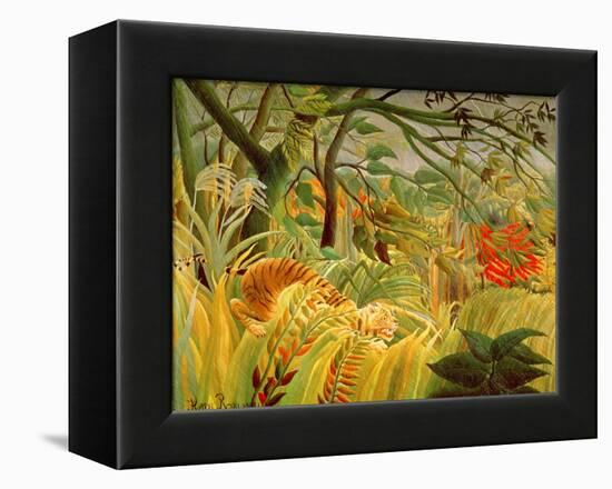 Tiger in a Tropical Storm (Surprised!) 1891-Henri Rousseau-Framed Premier Image Canvas