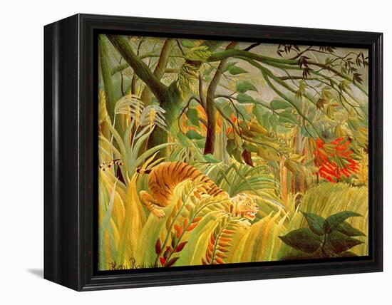 Tiger in a Tropical Storm (Surprised!) 1891-Henri Rousseau-Framed Premier Image Canvas