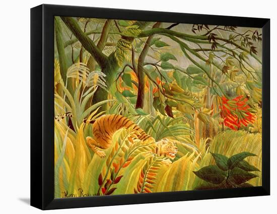 Tiger in a Tropical Storm (Surprised!) 1891-Henri Rousseau-Framed Premier Image Canvas