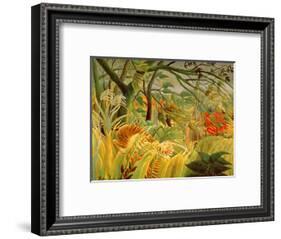 Tiger in a Tropical Storm (Surprised!) 1891-Henri Rousseau-Framed Premium Giclee Print