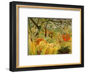 Tiger in a Tropical Storm (Surprised!) 1891-Henri Rousseau-Framed Premium Giclee Print