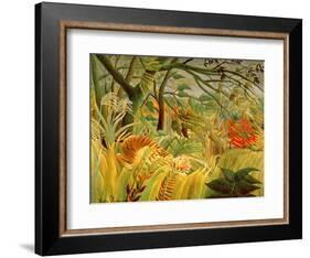 Tiger in a Tropical Storm (Surprised!) 1891-Henri Rousseau-Framed Premium Giclee Print