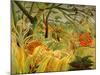 Tiger in a Tropical Storm (Surprised!) 1891-Henri Rousseau-Mounted Giclee Print