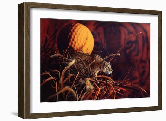 Tiger in the Woods-Gordon Semmens-Framed Giclee Print