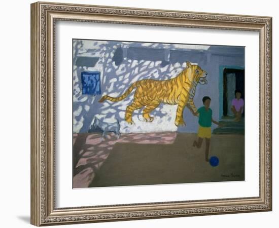 Tiger, India-Andrew Macara-Framed Giclee Print