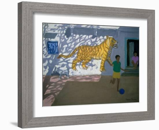 Tiger, India-Andrew Macara-Framed Giclee Print