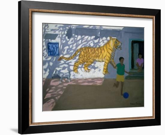 Tiger, India-Andrew Macara-Framed Giclee Print