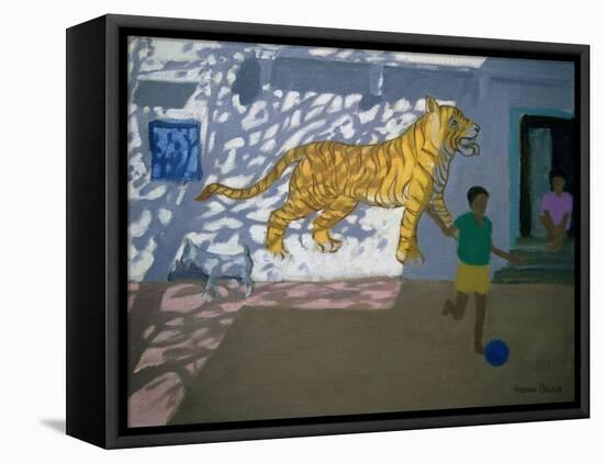 Tiger, India-Andrew Macara-Framed Premier Image Canvas