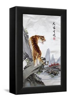 Tiger, Japanese-null-Framed Premier Image Canvas