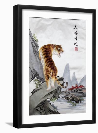 Tiger, Japanese--Framed Giclee Print