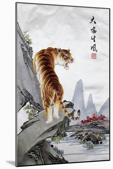 Tiger, Japanese-null-Mounted Giclee Print
