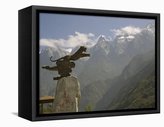 Tiger Leaping Gorge, Yangtze River, Yunnan, China, Asia-Rolf Richardson-Framed Premier Image Canvas