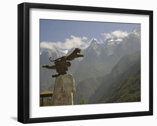 Tiger Leaping Gorge, Yangtze River, Yunnan, China, Asia-Rolf Richardson-Framed Photographic Print