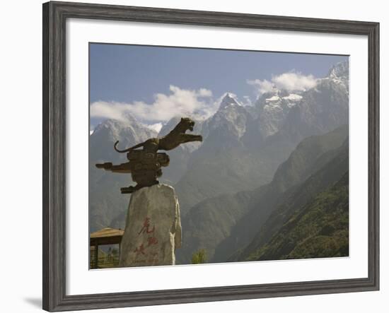 Tiger Leaping Gorge, Yangtze River, Yunnan, China, Asia-Rolf Richardson-Framed Photographic Print