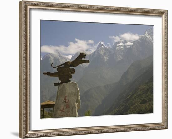 Tiger Leaping Gorge, Yangtze River, Yunnan, China, Asia-Rolf Richardson-Framed Photographic Print