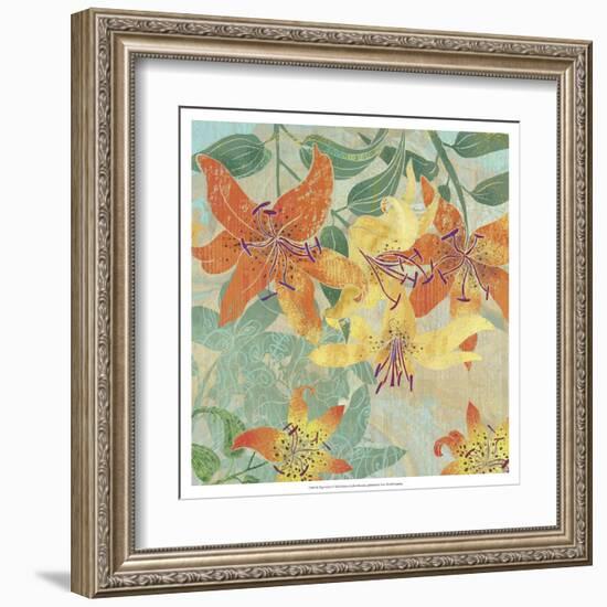 Tiger Lilies I-R. Collier-Morales-Framed Art Print