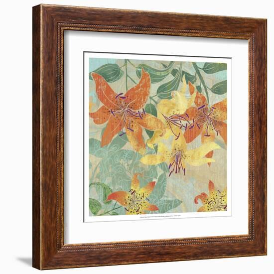 Tiger Lilies I-R. Collier-Morales-Framed Art Print