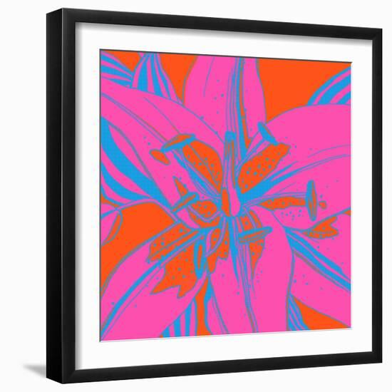 Tiger Lilly Recolor A-Marie Lawyer-Framed Giclee Print