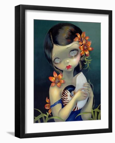 Tiger Lily, Tiger Nautilus-Jasmine Becket-Griffith-Framed Art Print