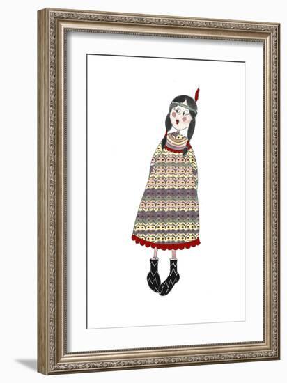 Tiger Lily-Effie Zafiropoulou-Framed Giclee Print