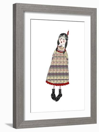 Tiger Lily-Effie Zafiropoulou-Framed Giclee Print