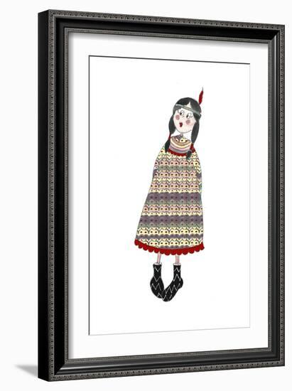 Tiger Lily-Effie Zafiropoulou-Framed Giclee Print