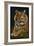 Tiger - Paper Mosaic-Lantern Press-Framed Art Print