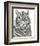 Tiger Portrait-Lucy Francis-Framed Art Print