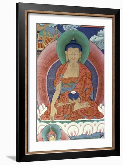 Tiger's Den, Detail of Buddha-null-Framed Giclee Print
