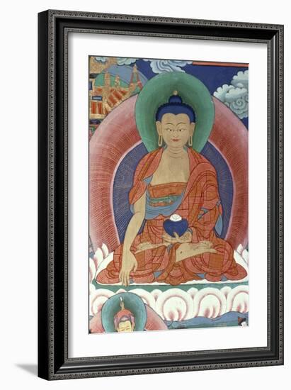 Tiger's Den, Detail of Buddha-null-Framed Giclee Print