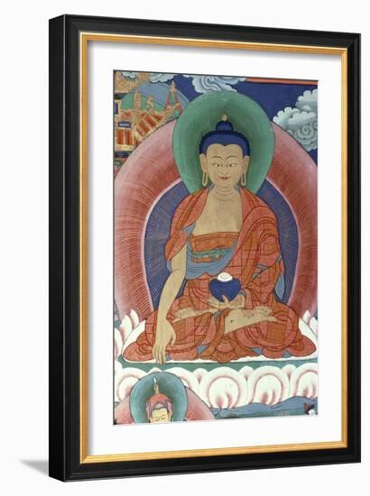 Tiger's Den, Detail of Buddha-null-Framed Giclee Print