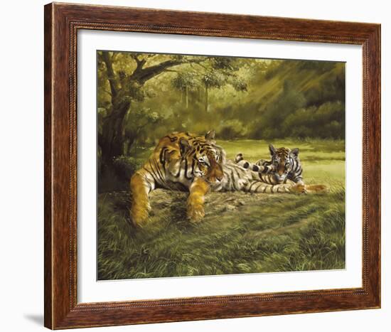 Tiger's Eye-Spencer Hodge-Framed Giclee Print