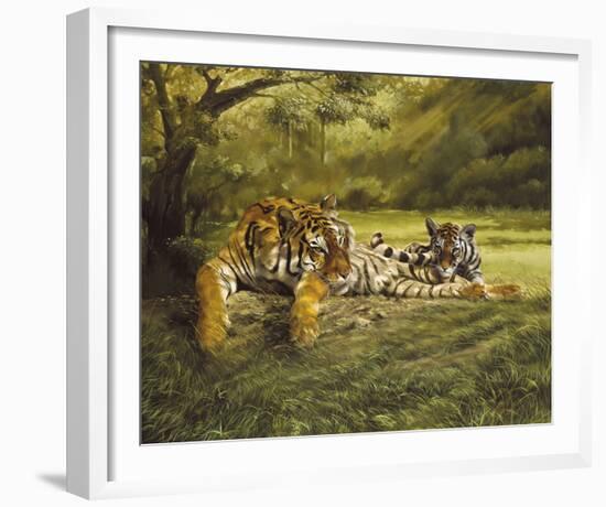 Tiger's Eye-Spencer Hodge-Framed Giclee Print