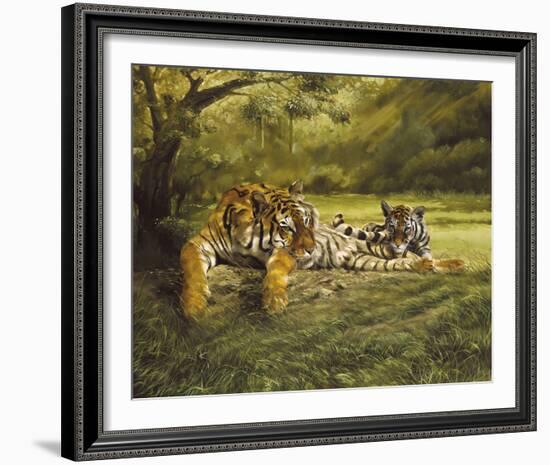 Tiger's Eye-Spencer Hodge-Framed Giclee Print