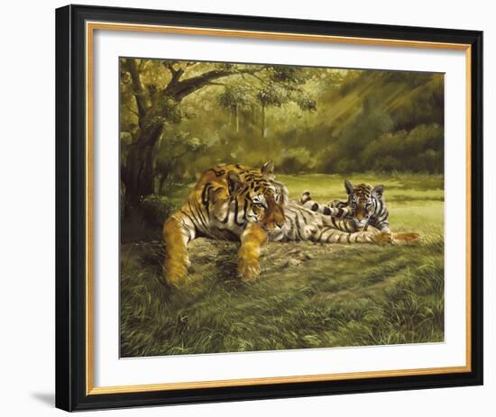 Tiger's Eye-Spencer Hodge-Framed Giclee Print