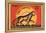 Tiger Safety Matches-null-Framed Stretched Canvas