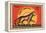 Tiger Safety Matches-null-Framed Stretched Canvas