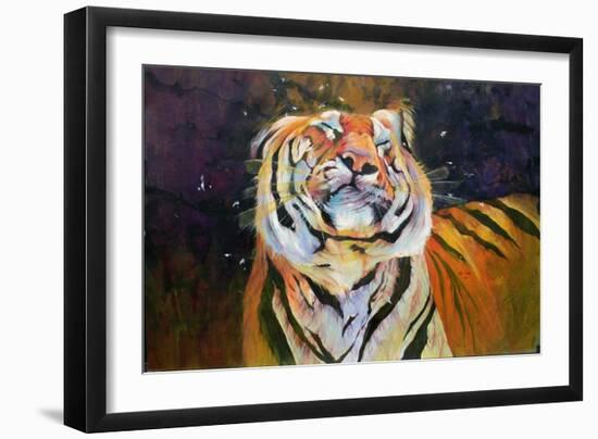 Tiger (Shaking Head) 1996-Odile Kidd-Framed Giclee Print