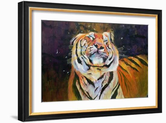 Tiger (Shaking Head) 1996-Odile Kidd-Framed Giclee Print