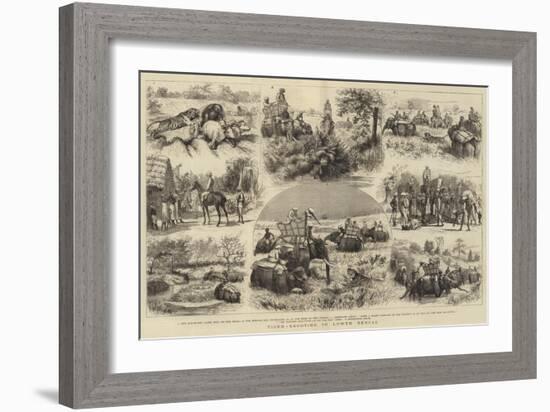 Tiger-Shooting in Lower Bengal-Godefroy Durand-Framed Giclee Print