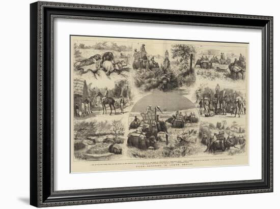 Tiger-Shooting in Lower Bengal-Godefroy Durand-Framed Giclee Print