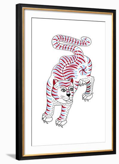 Tiger Stripes-null-Framed Giclee Print