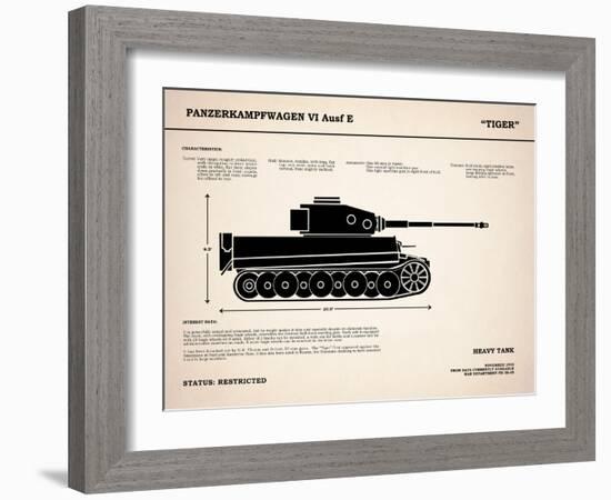 Tiger Tank-Mark Rogan-Framed Art Print