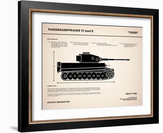 Tiger Tank-Mark Rogan-Framed Art Print