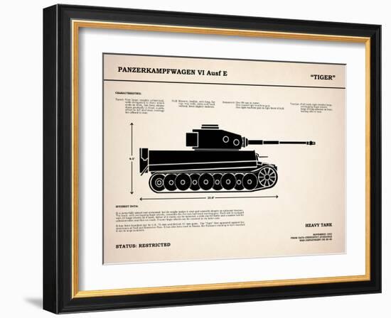 Tiger Tank-Mark Rogan-Framed Art Print