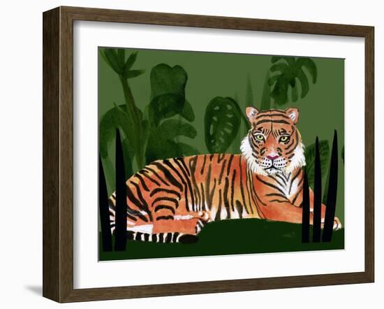 Tiger Tiger I-Alicia Ludwig-Framed Art Print