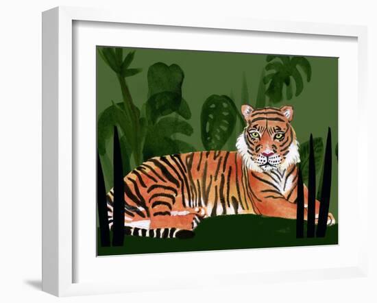 Tiger Tiger I-Alicia Ludwig-Framed Art Print