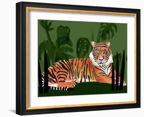 Tiger Tiger I-Alicia Ludwig-Framed Art Print