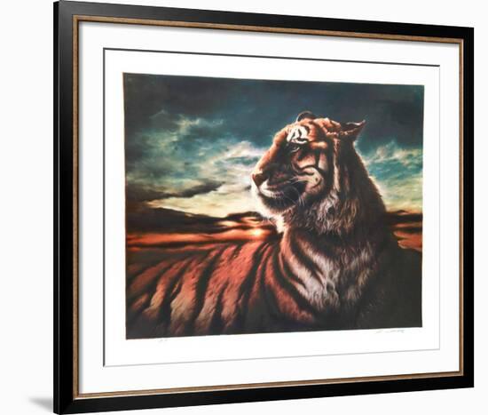 Tiger-Nancy Glazier-Framed Limited Edition