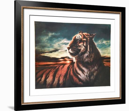 Tiger-Nancy Glazier-Framed Limited Edition